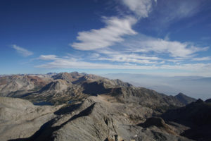 Mt Baxter - View into Owen's Valley