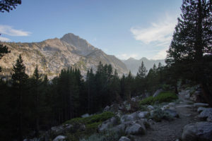 Down towards Vidette Meadow