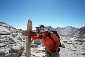 Sign post on Junction Pass