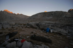 Camp at Wallace Lake