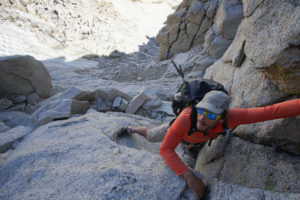 Final Climb on the Mountaineer's Route Mt. Whitney